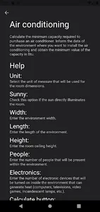 Air Conditioner - Calculator screenshot 6