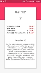 Sahabat Bunda - Tes Perkembang screenshot 4