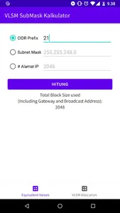 VLSM SubMask Kalkulator screenshot 0