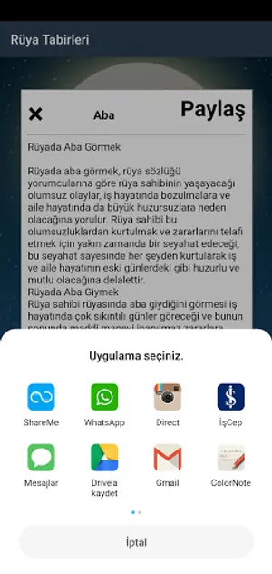 Rüya Tabirleri ☆2020 Yeni,hızl screenshot 1