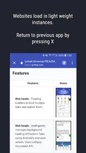 Lynket Browser (previously Chr screenshot 1