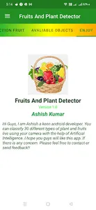 Fruits & Plants Detector screenshot 3