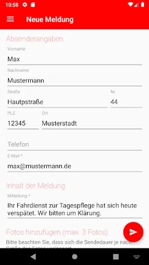 Melde-App Caritasverband Arnsb screenshot 0
