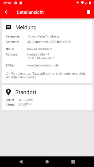 Melde-App Caritasverband Arnsb screenshot 3