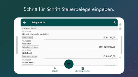 Taxbilly Steuererklärungshilfe screenshot 7