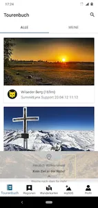 Summit register & hiking tours screenshot 0