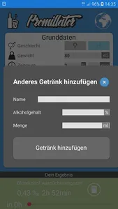 Promillator screenshot 4