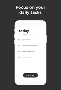 Today - Minimalistic todo app screenshot 0