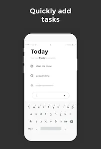 Today - Minimalistic todo app screenshot 1