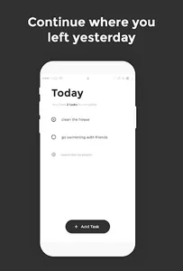 Today - Minimalistic todo app screenshot 2