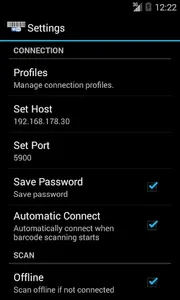 WiFi Barcode Scanner screenshot 1