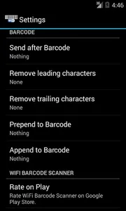 WiFi Barcode Scanner screenshot 2