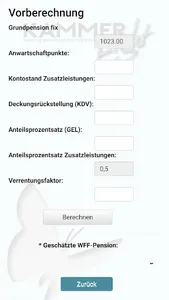 Wiener Ärztepensions-App screenshot 1