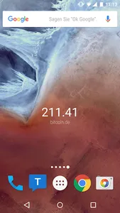 Bitcoin.de - Widget screenshot 1