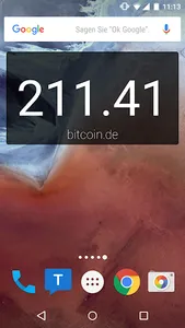 Bitcoin.de - Widget screenshot 5