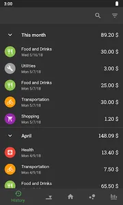 Expense Manager screenshot 2