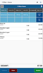 123Bon.at Registrierkassa screenshot 10