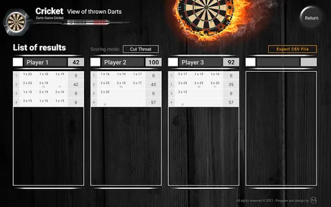 Darts Cricket screenshot 18