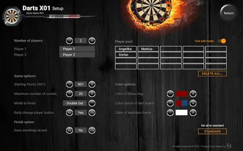 Darts 501 screenshot 1