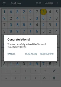 Sudoku screenshot 2