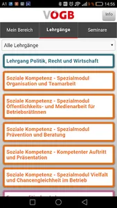 VÖGB App screenshot 1