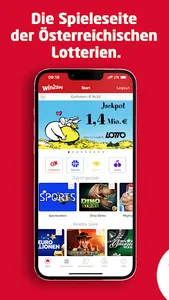 win2day: Lotto, Casino, Wetten screenshot 0