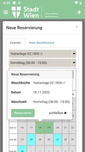 Wiener Wohnen Waschküche screenshot 1