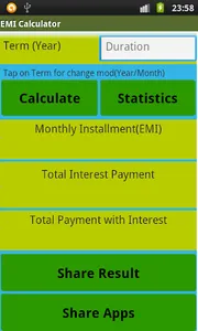 EMI Calculator screenshot 1