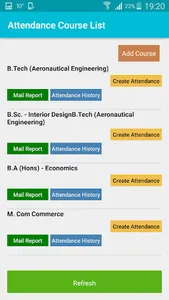 Course Attendance Mgmt screenshot 1