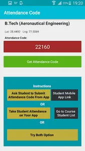 Course Attendance Mgmt screenshot 2