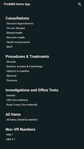 ProMBS Item Directory screenshot 0