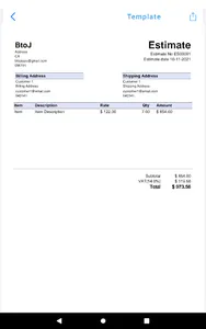 Job Estimate Maker, Invoice+ screenshot 11