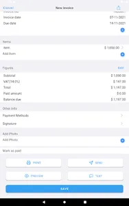 Job Estimate Maker, Invoice+ screenshot 18