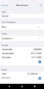 Job Estimate Maker, Invoice+ screenshot 3