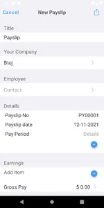 Payslip Maker screenshot 1