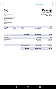 Payslip Maker screenshot 6