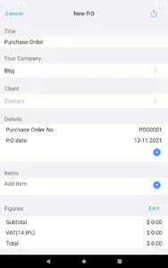 Purchase Order Pro, PO maker screenshot 7