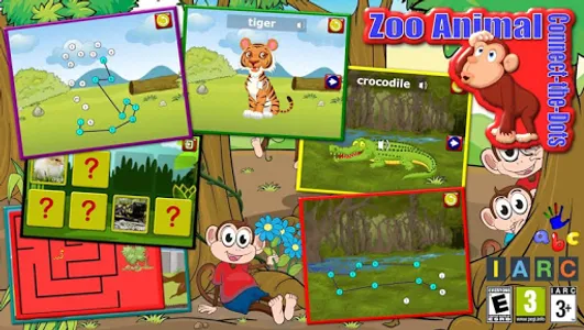 ABC Zoo Animal Connect Dots screenshot 10