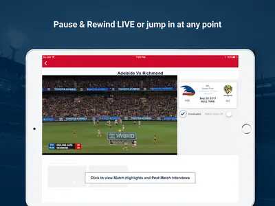 Watch AFL screenshot 6