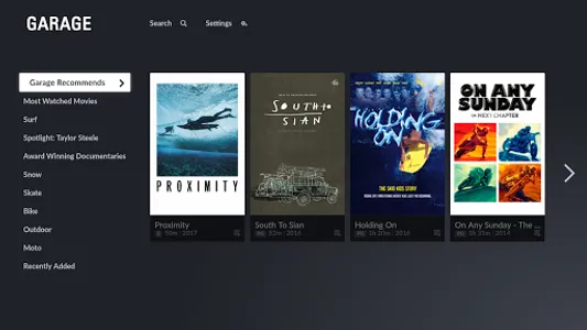 Garage - Watch Action Sports screenshot 15