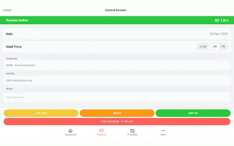 Interax Timesheets screenshot 10