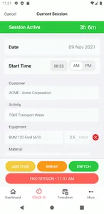 Interax Timesheets screenshot 2