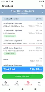 Interax Timesheets screenshot 3