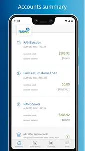 myRAMS screenshot 1