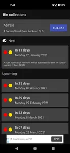Redlands Bin Collection screenshot 0