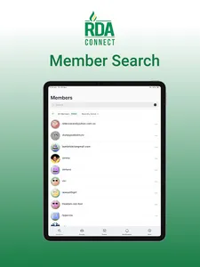 RDAconnect screenshot 2