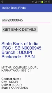 Indian Bank Finder screenshot 0