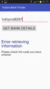 Indian Bank Finder screenshot 1
