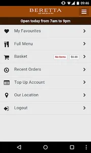 Beretta Cafe and Pizza Bar screenshot 1