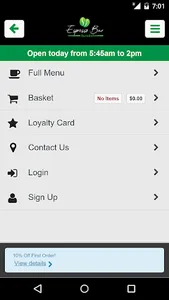 Espresso Bar Bundall screenshot 1